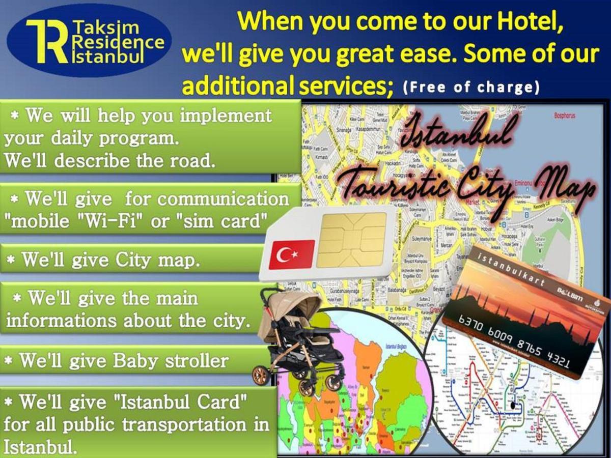Hotel Taksim Residence 이스탄불 외부 사진